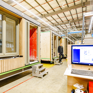 Productiefoto studio Kennispark in fabriek De Groot Vroomshoop